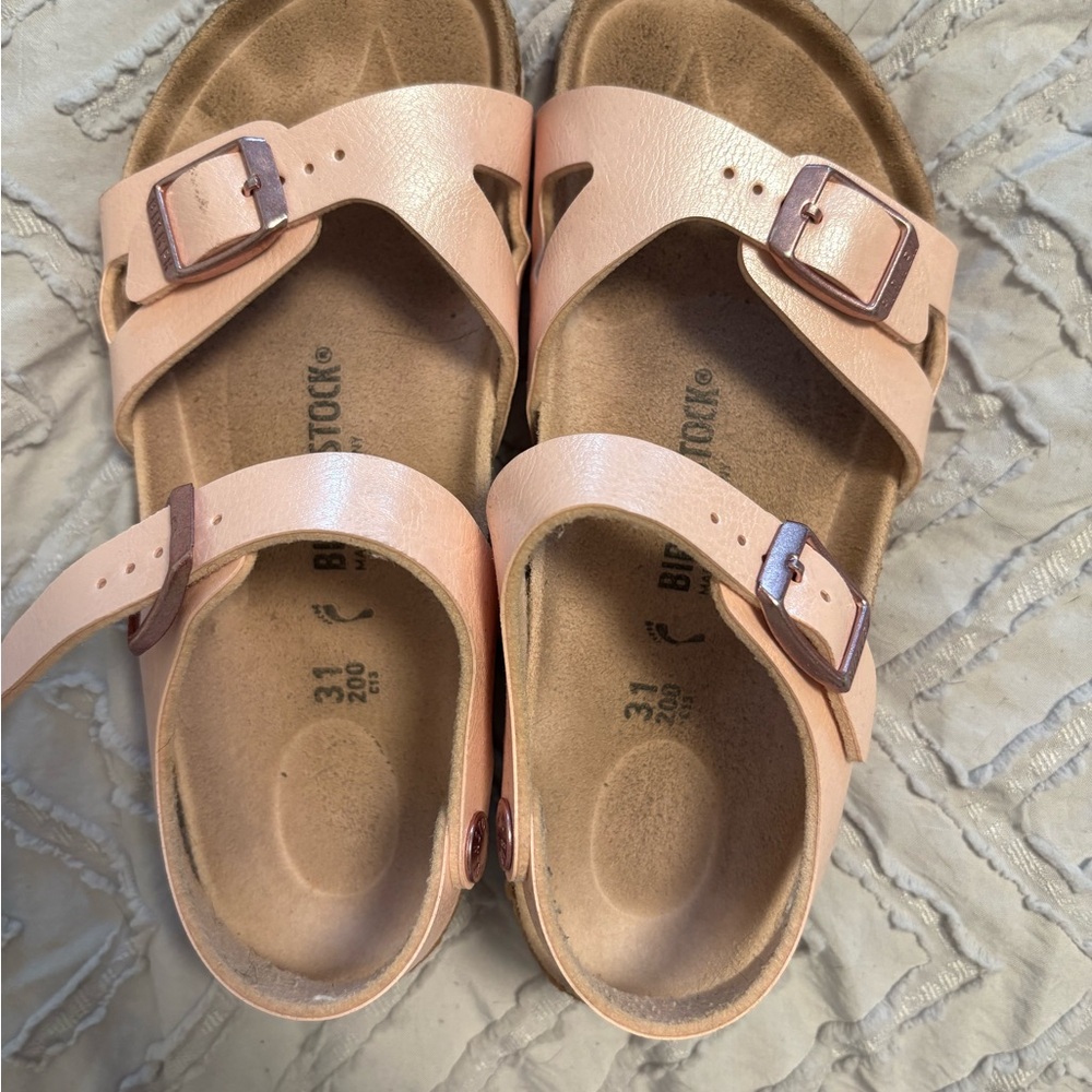 Girls Birkenstock Light Pink Sandals